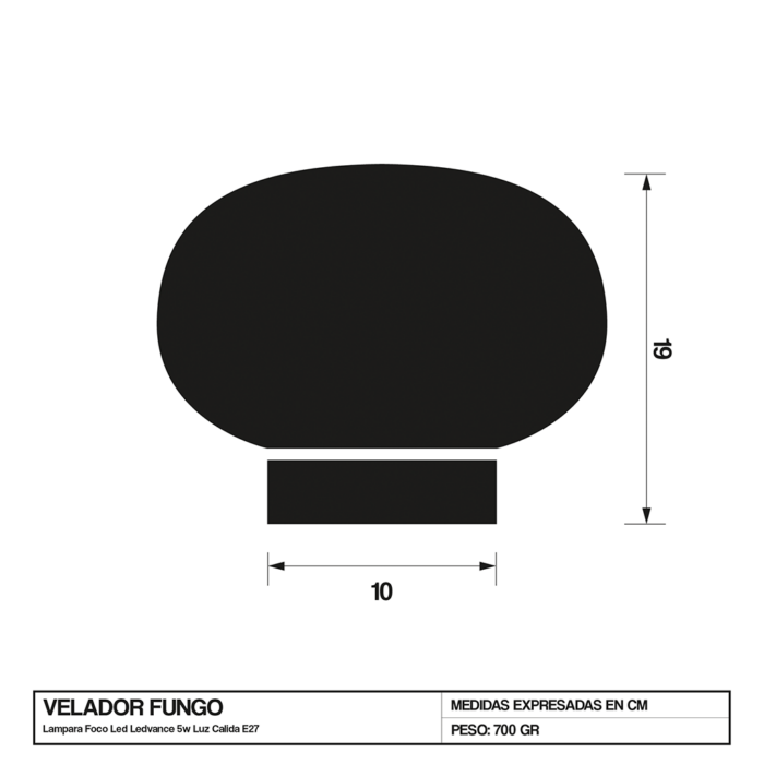 Velador Fungo - Imagen 5