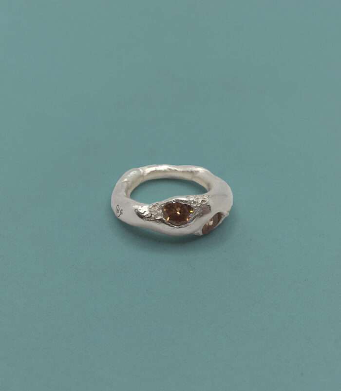 Anillo Sculped 2 Zirconia Polish - Imagen 2