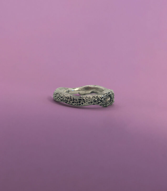 Anillo Sculped 2 Zirconia Oxided - Imagen 3